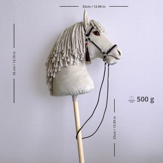 Ivory hobby horse size and weight details, dimensions and measurements