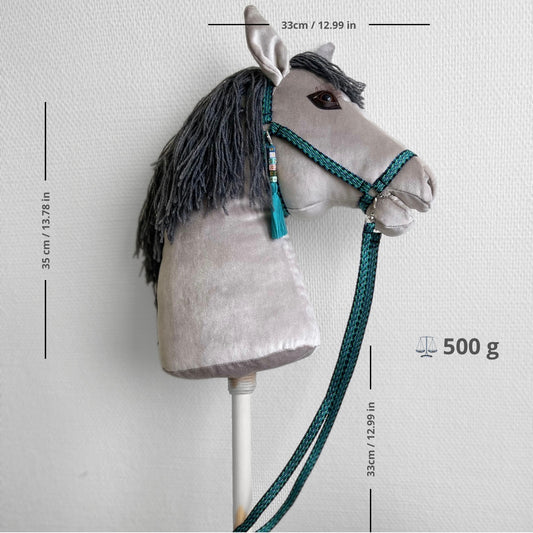 Handmade hobby horse size and weight guide, stick horse dimensions